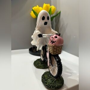 Goblin & Ghoul Ghost Riding Bike Halloween Decor